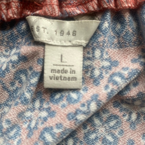 EST. 1946 Floral Boho Flutter Sleeve Off Shoulder Romper Stretch Size Large. - Picture 6 of 9